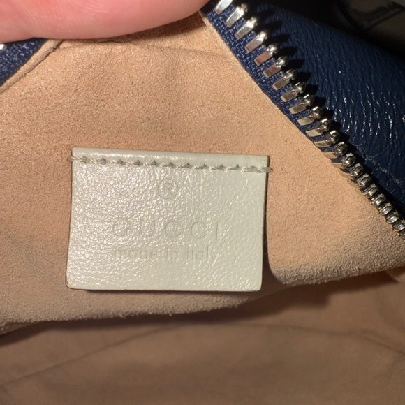 🔥 💯 Gucci Matelasse Leather Torchon GG Marmont Round Bag - Picture 11 of 13